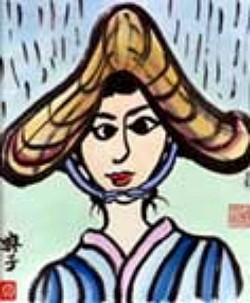 雨の中のお栄さん　Oei-san in the Rain  2001