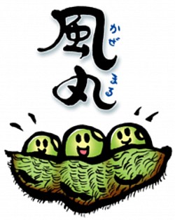 鰺ヶ沢産毛豆「風丸」イラストデザイン　2005
